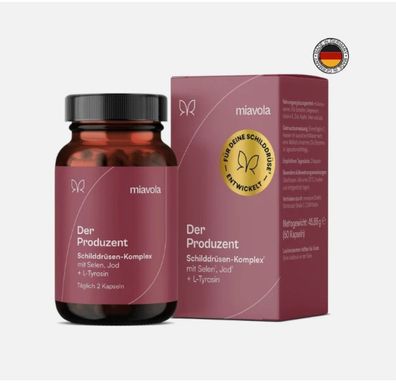 miavola der Produzent Schilddrüsen Komplex mit L-Tyrosin, elen, od, agnesium
