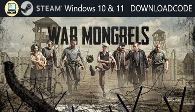 NEU PC Computer Spiel War Mongrels für Windows 10 11 STEAM Downloadcode Game Key