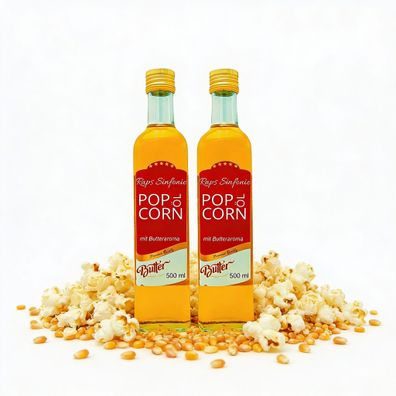 Hopser Funfood Popcorn Öl Buttergeschmack 1 Liter