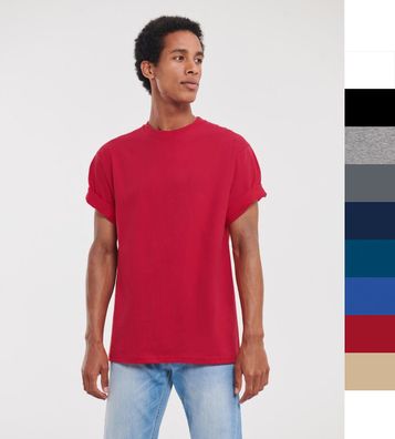 Russell Europe dickes Herren T-Shirt Baumwolle bedruckbar S-2XL R-215M-0 NEU