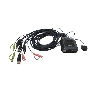 Aten CS22DP KVM-Schalter 2 Port USB DisplayPort mit Fernwähler