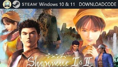NEU PC Computer Spiel Shenmue I & II für Windows 10 11 STEAM Download Code Key