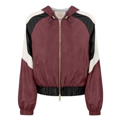 Original Audi Windbreaker, Jacke Damen, bordeaux-schwarz
