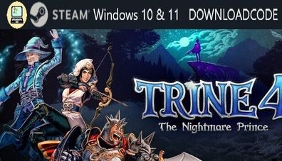 NEU PC Computer Spiel Trine 4 The Nightmare Prince für Windows 10 11 STEAM Code