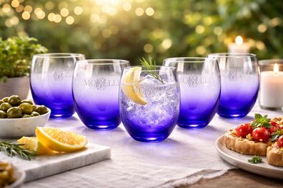 Acqua Morelli Gläser 6er-Set - Designgläser für Bar & Zuhause