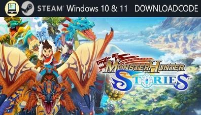 NEU PC Computer Spiel Monster Hunter Stories für Windows 10 11 STEAM Download
