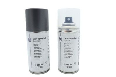Original Audi VW Seat Skoda Lackspray Set LD7R peppergrey-metallic LLS0M6D7R