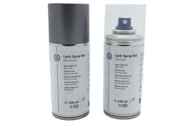 Original Audi VW Seat Skoda Lackspray Set LD7S Slate grey-metallic LLS0M6D7S