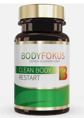 Bodyfokus Clean Body Restart 60 Kapseln - Leber, Homocystein & Fettstoffwechsel
