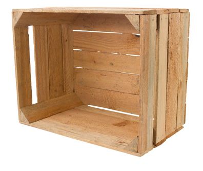 Rustikale, gebrauchte Obstkisten mit Charakter 50x40x30cm