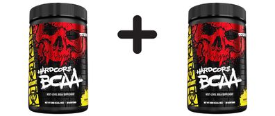 2 x Mutant Hardcore BCAA, Pineapple - 390g