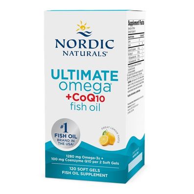 Ultimate Omega + CoQ10 Fish Oil - 120 softgels