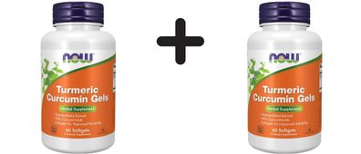 2 x NOW Foods Curcumin - 60 softgels