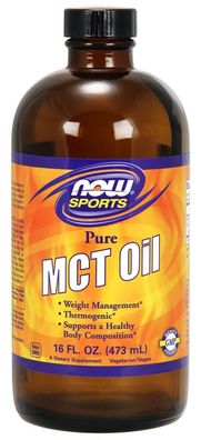 MCT Oil, 100% Pure - 473 ml