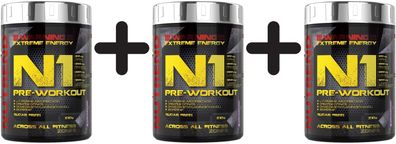 3 x Nutrend N1 Pre-Workout, Blackcurrant - 510g