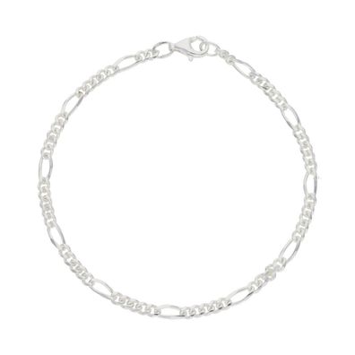 Armband Silber 925 Figaro oval JL50-03-0065 JuwelmaLux
