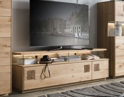 TV Board 170x56cm 'Monza' Wildeiche geölt
