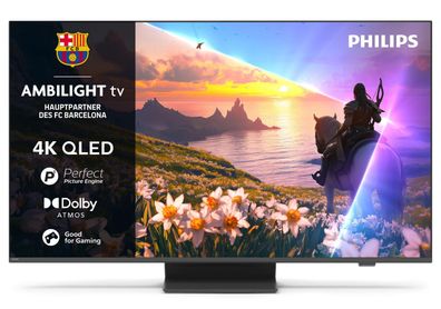 Philips 43PUS8600/12 108cm 43" 4K QLED Ambilight TV 120Hz
