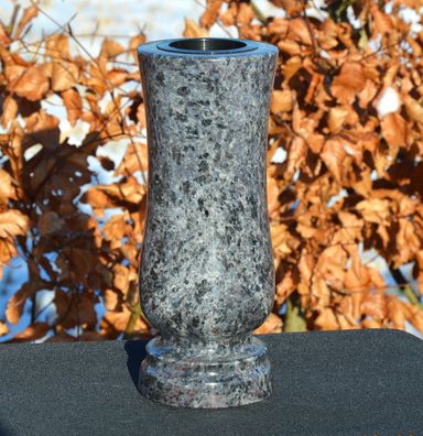 Vase Steinvase Grabvase Blumen-Vase Granitvase aus Granit Orion