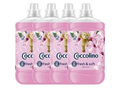 Coccolino Silk Lily Weichspüler Konzentrat 272 Waschgänge 4x1700ml