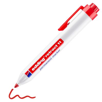 edding retract 11 Permanentmarker rot