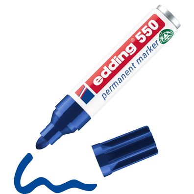 edding 550 Permanentmarker blau