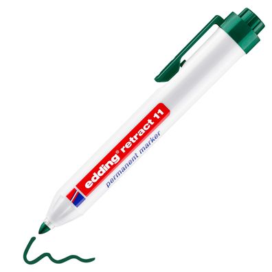 edding retract 11 Permanentmarker grün