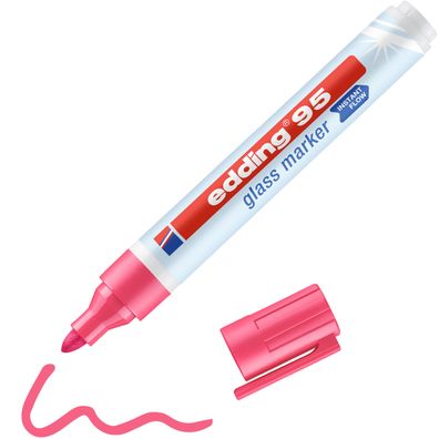edding 95 Glasmarker pink