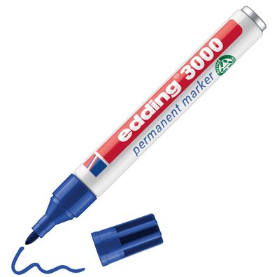 edding 3000 Permanentmarker blau