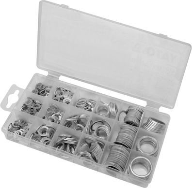 Set di rondelle in alluminio