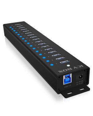 ICY BOX IB-HUB1717-U3 - Hub - 17 x USB 3.2 Gen 1