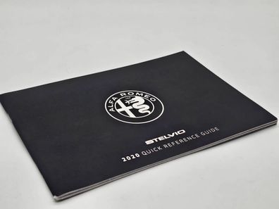 Original Alfa Romeo Stelvio 2020 Quick Betriebsanleitung englisch 20 GU OM EN US