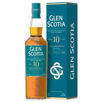 Glen Scotia 10 Jahre Unpeated 0,7 l - Campbeltown Single Malt Scotch Whisky