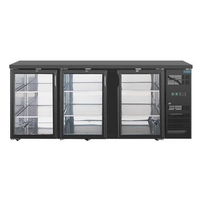 Gastronomie Polar U-Series Bar Kühlschrank Mit 3 Türen Display