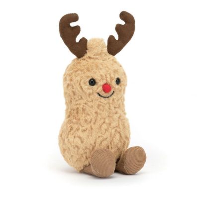 Jellycat Amuseable PEANUT REIN ER Collectible Cute Soft Fun Pluschtier Spielzeug Toy
