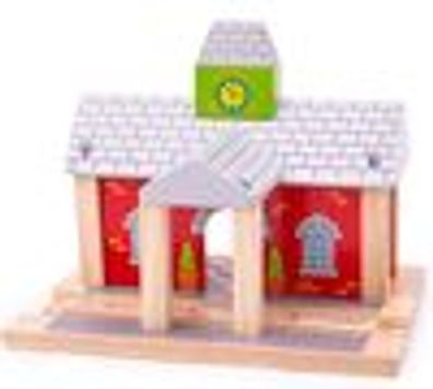 Bahnhof mit Bahnsteig