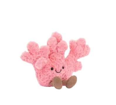 Jellycat Amuseables Koralle Plusch Kinder Etikett unbespielt Plüschtier Spielzeug Toy