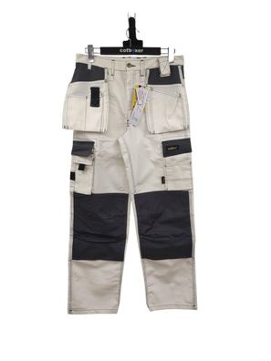 teXXor 20-004314-44 Arbeitshose Herren Weiß Größe 44