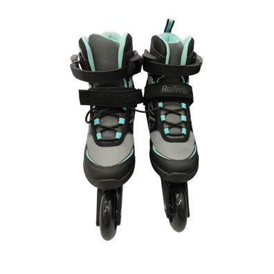 Rollerblade Zetrablade Damen Inlineskates Fitness schwarz/hellblau Größe 36,5