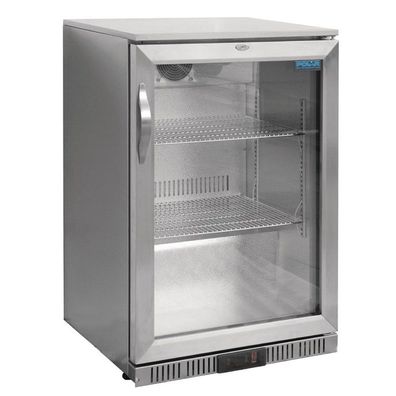 Gastronomie Polar Serie G Edelstahl Barkühlschrank Mit Klapptür 138L