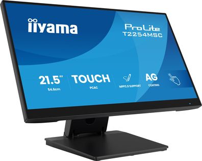 IIYAMA 54.6cm (21,5") T2254MSC-B2AG 16:9 M-Touch HDMI+DP+USB