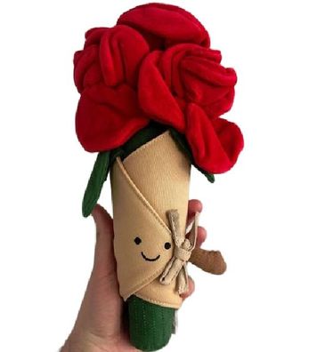 Jellycat FLUFFY Collectable Amuseables ROSE Bouquet Flowers Plüschtier Spielzeug Toy