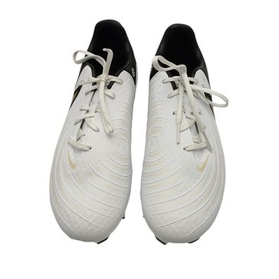 Nike Phantom GX 2 Academy FG/MG Fußballschuhe 40.5 Gold Weiß Schwarz