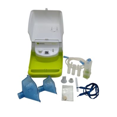 Norditalia Meganeb Aerosolgerät geräuschlos mit Zubehörfach Targeted Mist