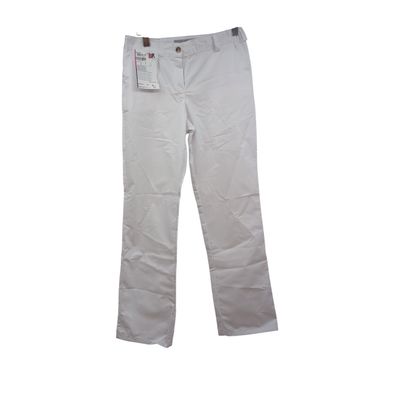BP Damenhose mit Seiteneinsätzen Weiß Größe 38N