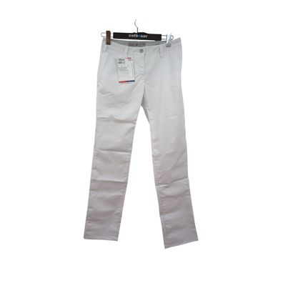 BP Damen Chinos elastisch 230 g/m² Weiß Größe 34N