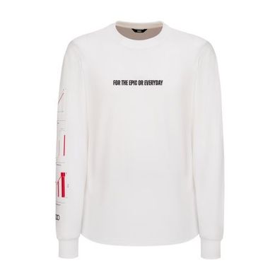 Original Audi Kaipola 86 Langarmshirt, unisex, weiß