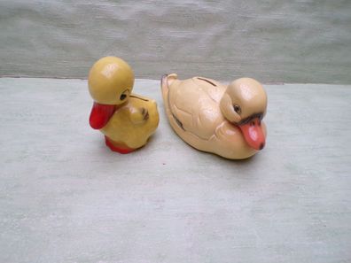 Goebel West Germany Spardosen Ente Küken Schlüssel