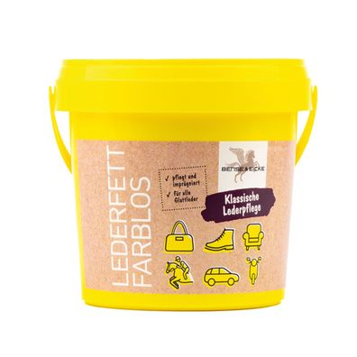 B & E Lederfett farblos - 500 ml
