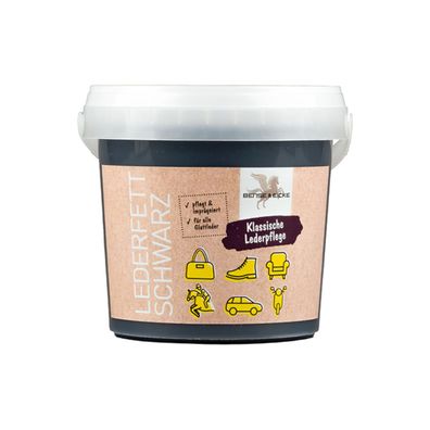 B & E Lederfett schwarz - 500 ml